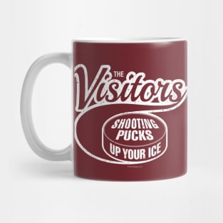 Visitors: Shooting Pucks Up Your Ice Mug